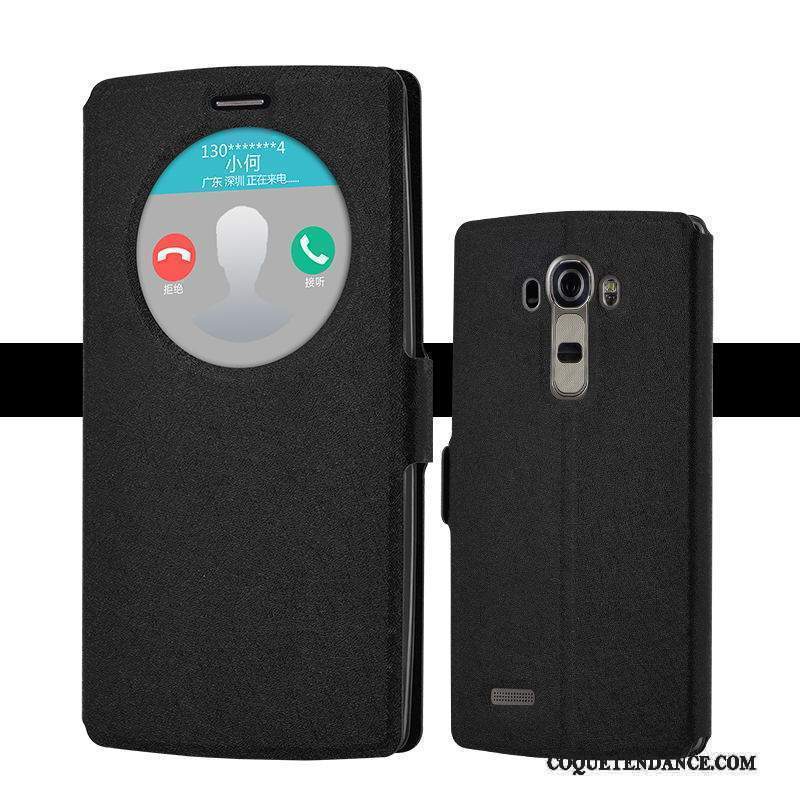 Lg G4 Coque Étui En Cuir Tendance Protection Bleu