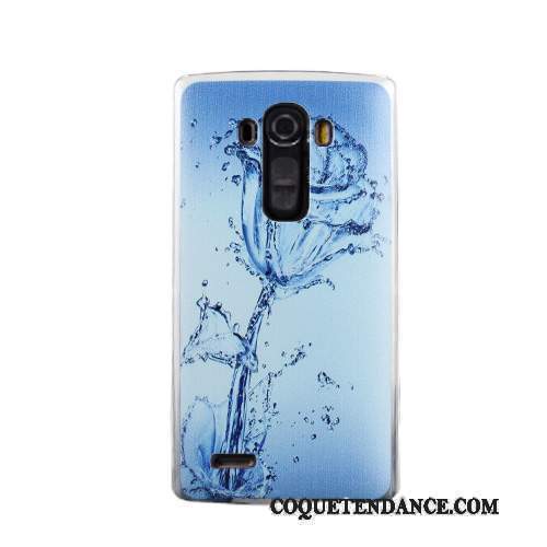 Lg G4 Coque Étui Protection Difficile De Téléphone Bleu