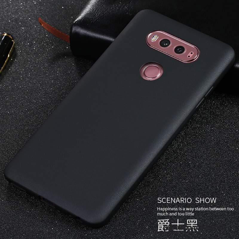 Lg G6 Coque Délavé En Daim Protection Incassable Étui