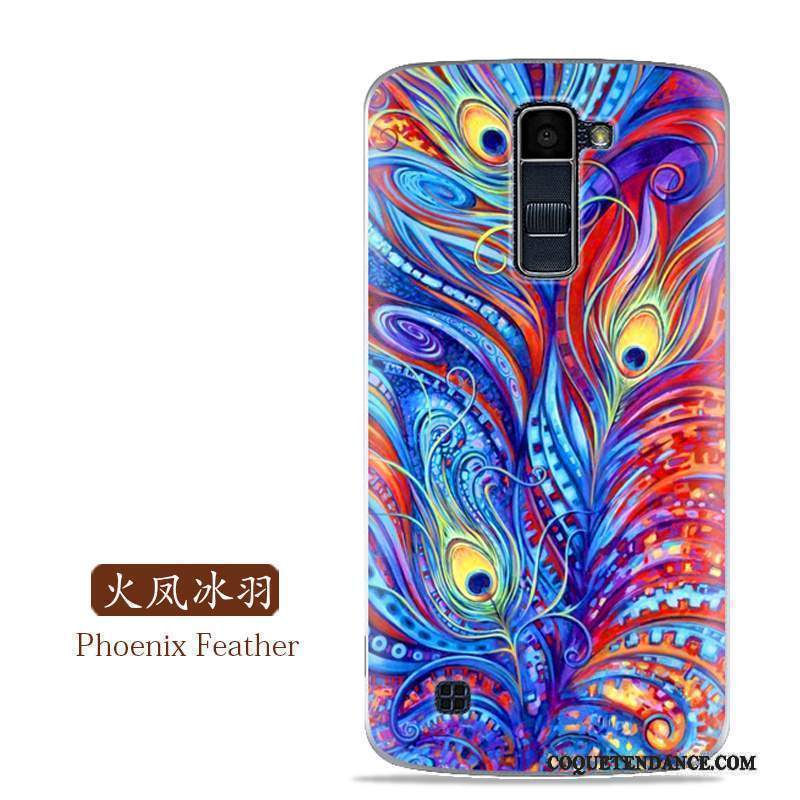 Lg K10 Coque Étui De Téléphone Fluide Doux Protection Multicolore