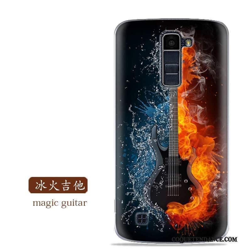 Lg K10 Coque Étui De Téléphone Fluide Doux Protection Multicolore