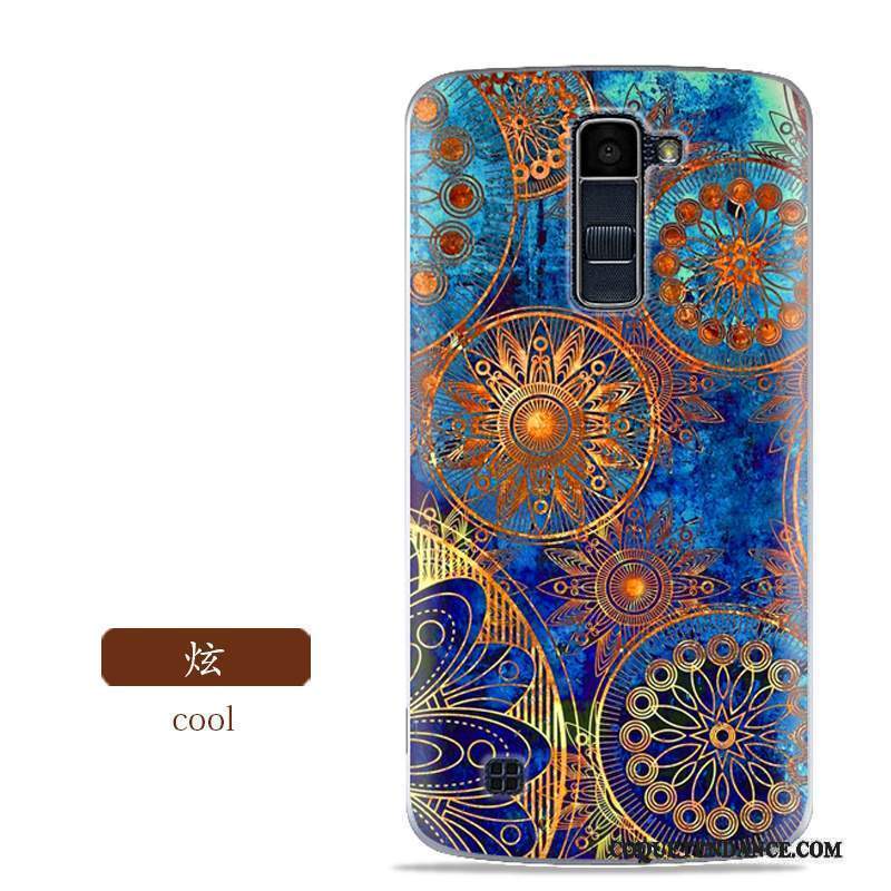 Lg K10 Coque Étui De Téléphone Fluide Doux Protection Multicolore