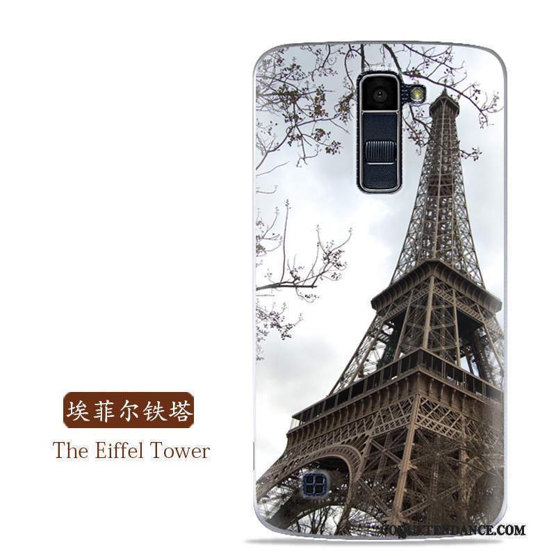 Lg K10 Coque Étui De Téléphone Fluide Doux Protection Multicolore