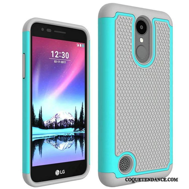 Lg K4 2017 Coque Protection Violet Modèle Fleurie De Téléphone