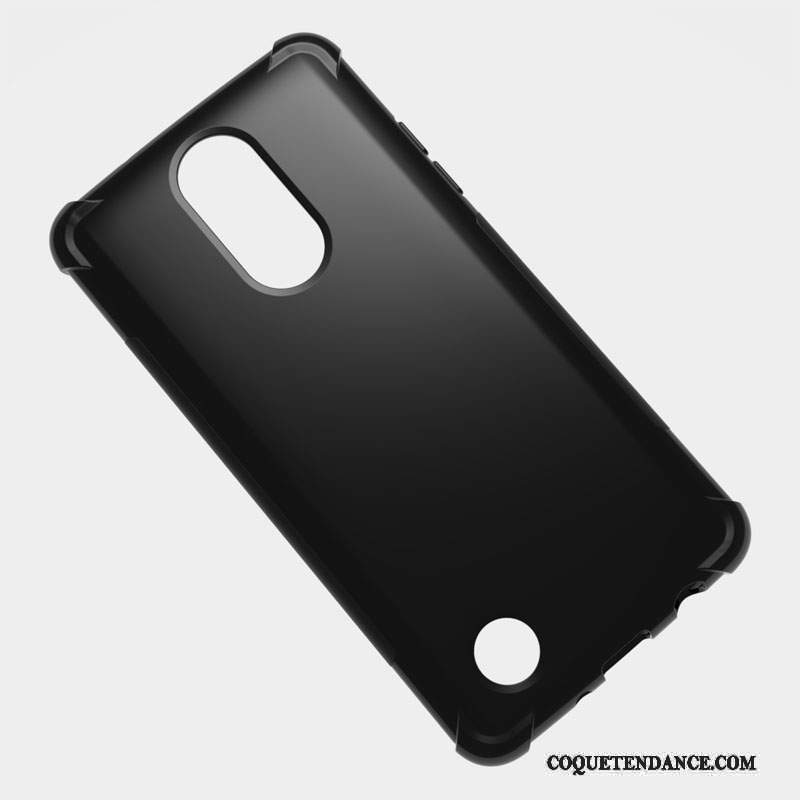 Lg K8 2017 Coque Étui Antidérapant Protection Noir Fluide Doux