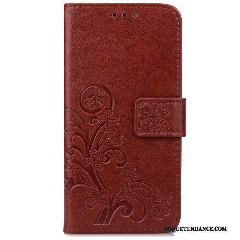 Lg K8 2017 Coque Étui En Cuir Housse Rouge Protection