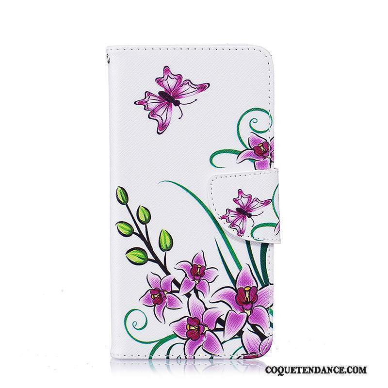 Lg K8 Coque Étui En Cuir Clair Housse Violet De Téléphone