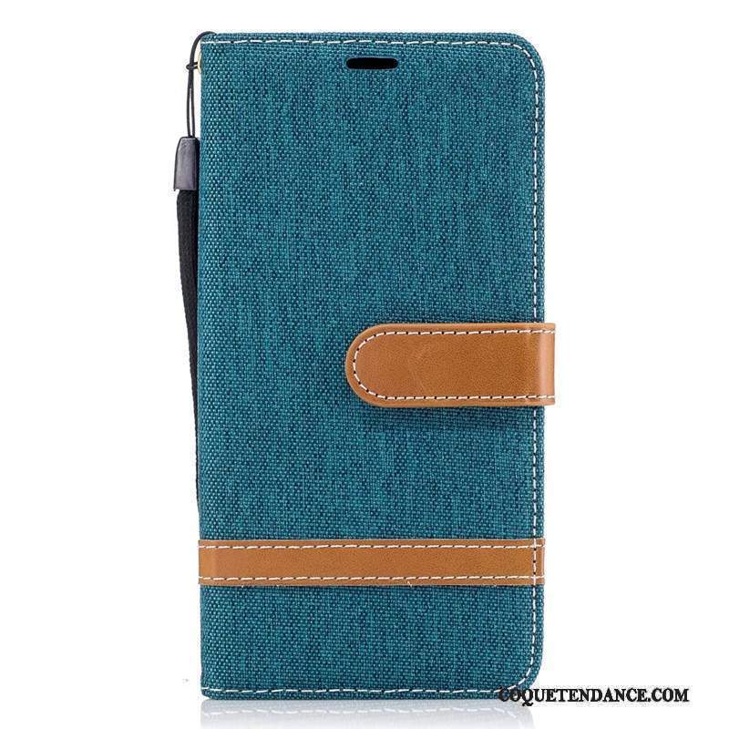 Lg K8 Coque Étui Étui En Cuir Protection En Denim