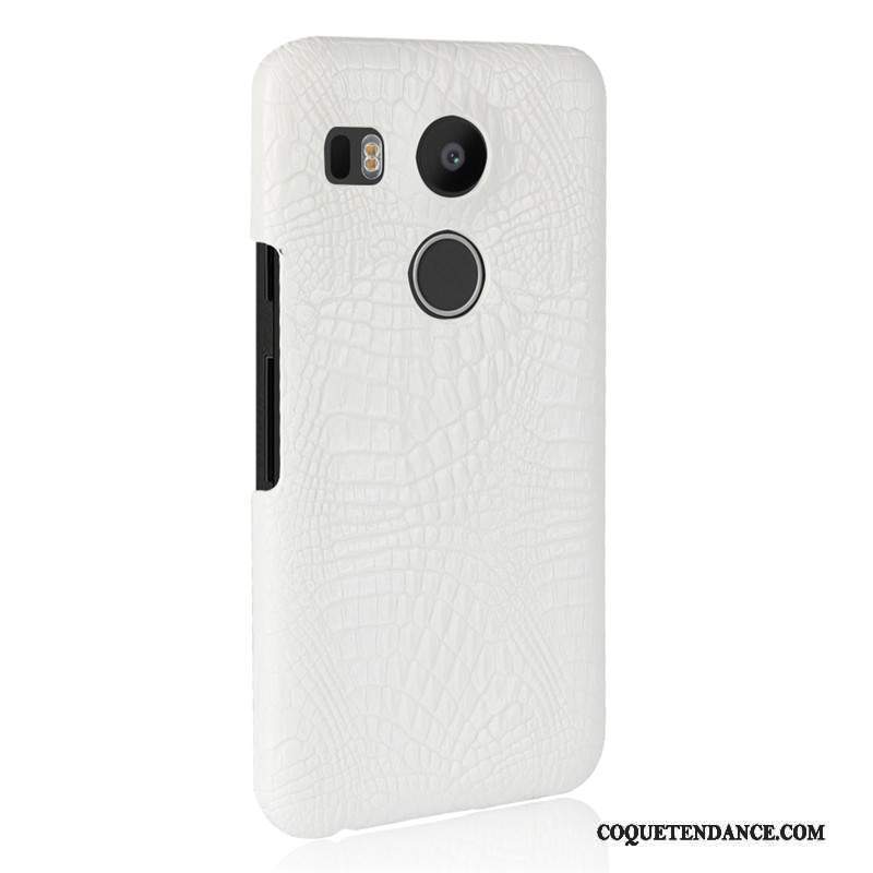 Lg Nexus 5x Coque Cuir Difficile Crocodile Modèle Protection