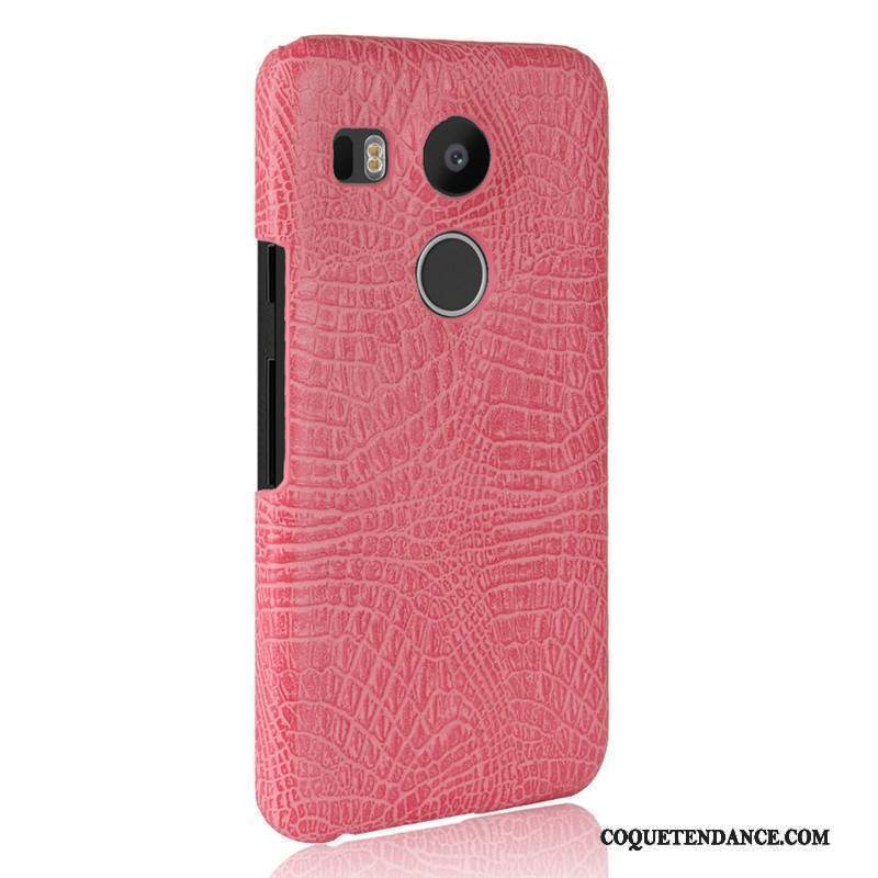 Lg Nexus 5x Coque Cuir Difficile Crocodile Modèle Protection