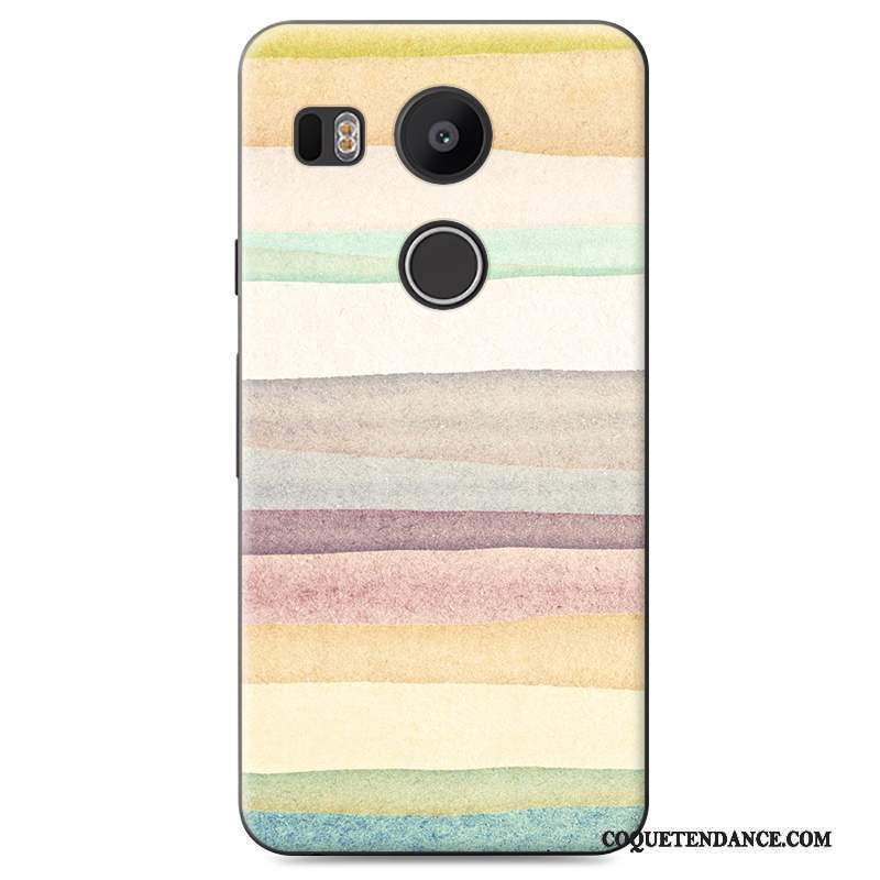 Lg Nexus 5x Coque Étui Incassable Difficile Bleu