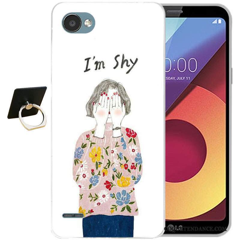 Lg Q6 Coque Silicone Protection Dessin Animé Tout Compris Bleu Clair