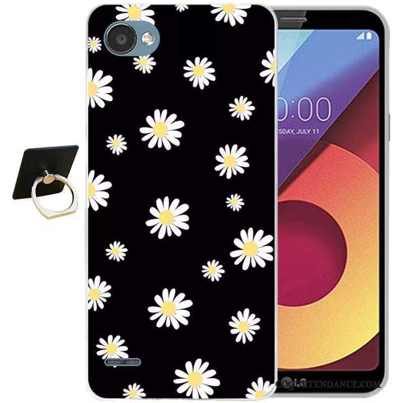 Lg Q6 Coque Silicone Protection Dessin Animé Tout Compris Bleu Clair