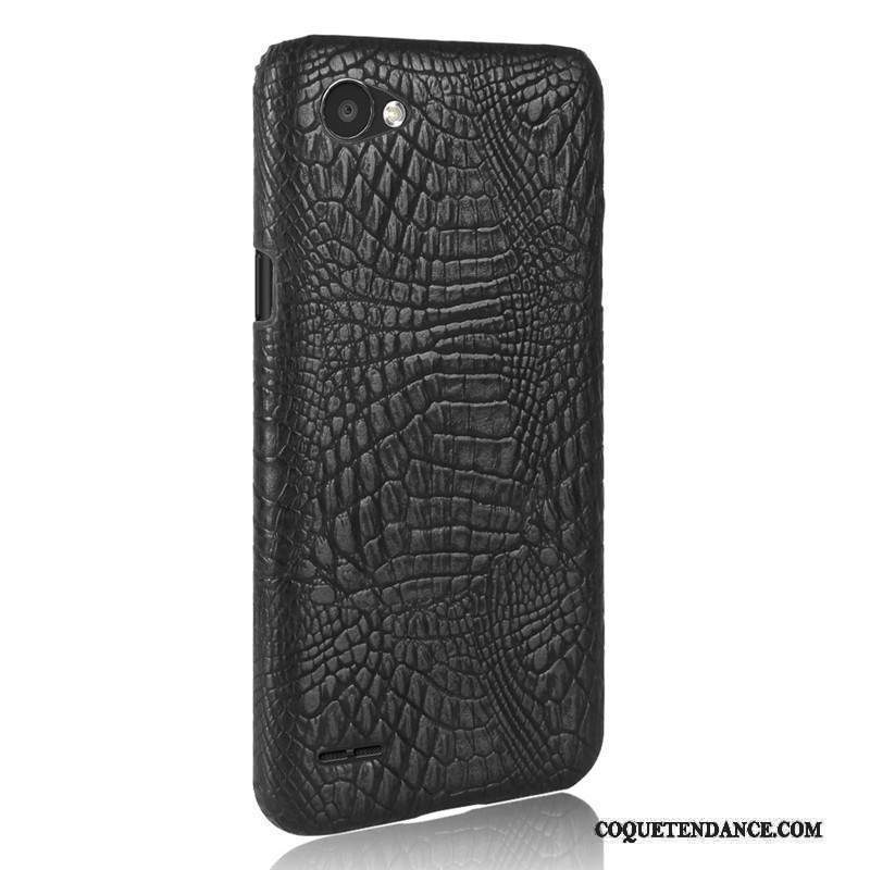 Lg Q6 Coque Tendance Cuir Silicone Étui Crocodile Modèle