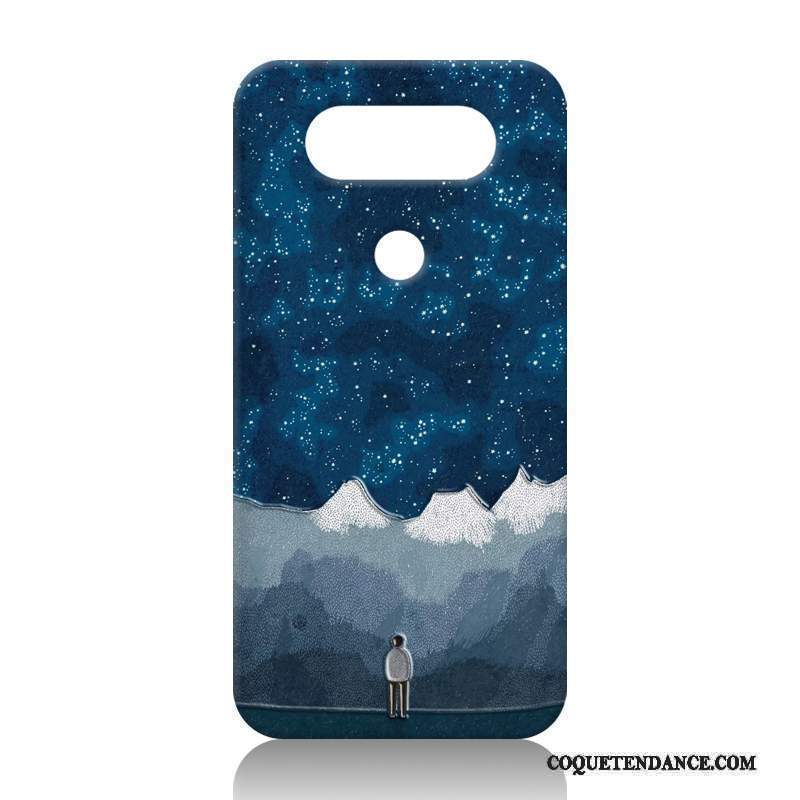 Lg V20 Coque De Téléphone Tendance Gaufrage Incassable Protection