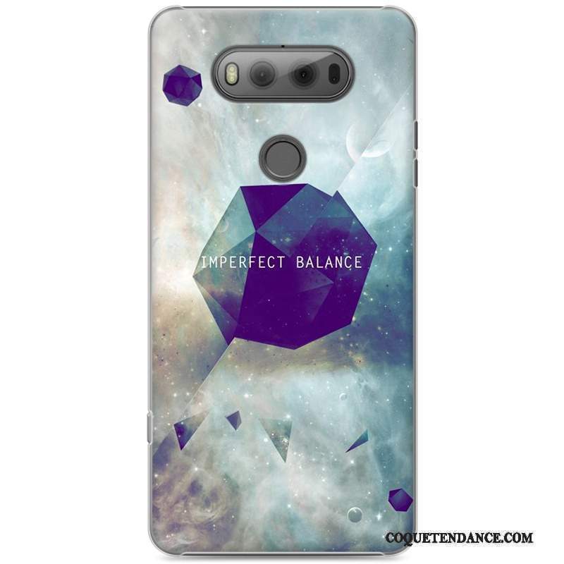 Lg V20 Coque Dessin Animé Créatif Violet Incassable