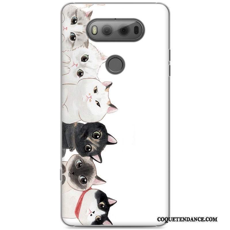 Lg V20 Coque Dessin Animé Créatif Violet Incassable