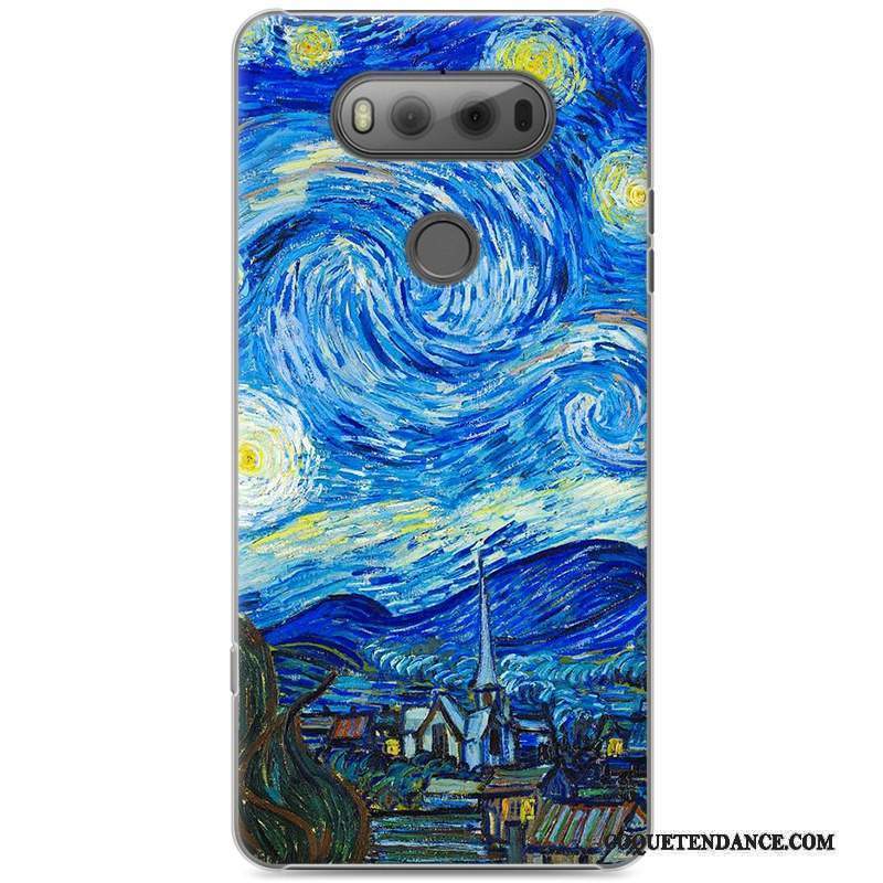 Lg V20 Coque Dessin Animé Créatif Violet Incassable