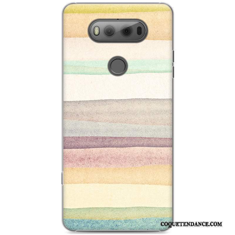 Lg V20 Coque Dessin Animé Créatif Violet Incassable