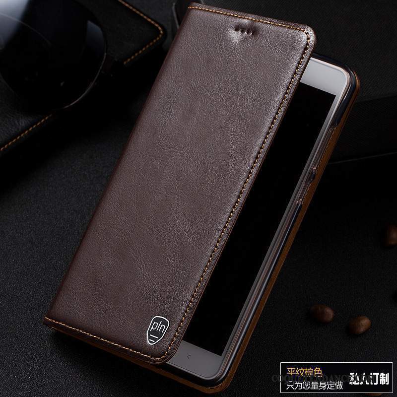 Lg V20 Coque Modèle Fleurie Protection Étui En Cuir Housse Cuir Véritable