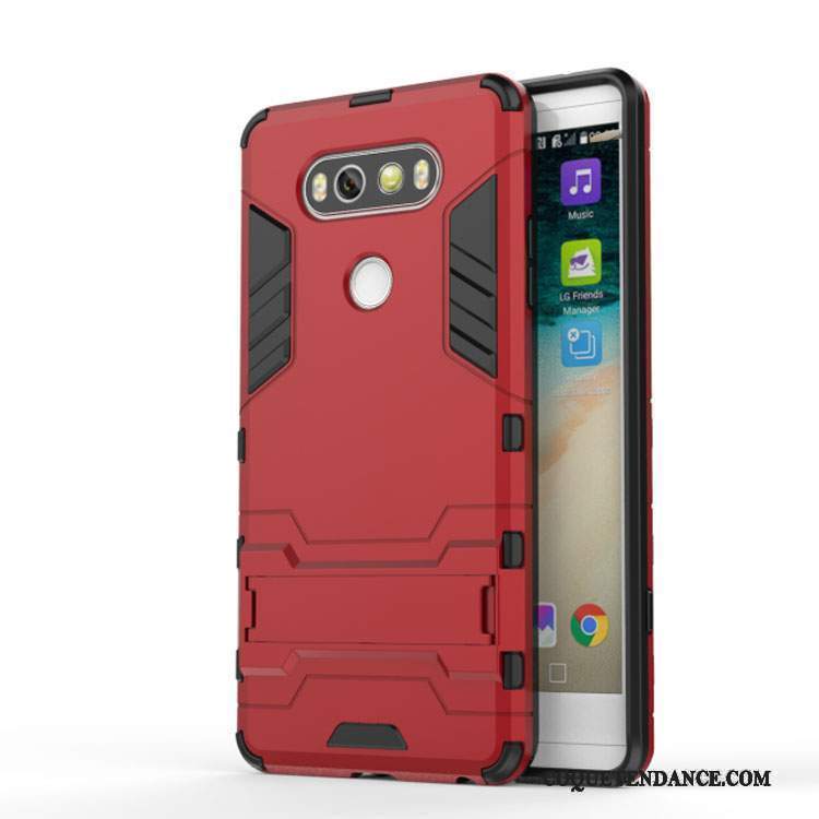 Lg V20 Coque Rouge Personnalité Étui Protection