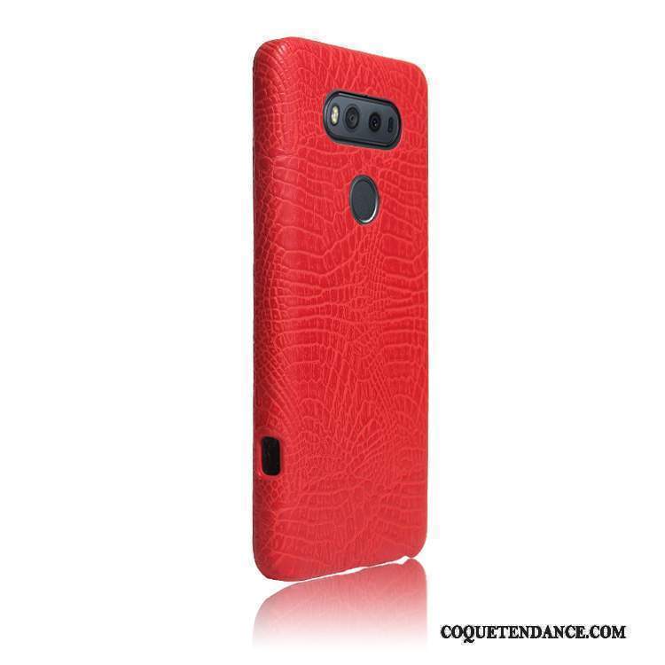 Lg V20 Coque Vintage Blanc Coque De Téléphone Étui