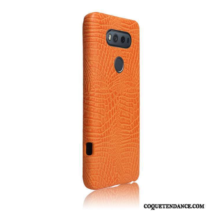 Lg V20 Coque Vintage Blanc Coque De Téléphone Étui