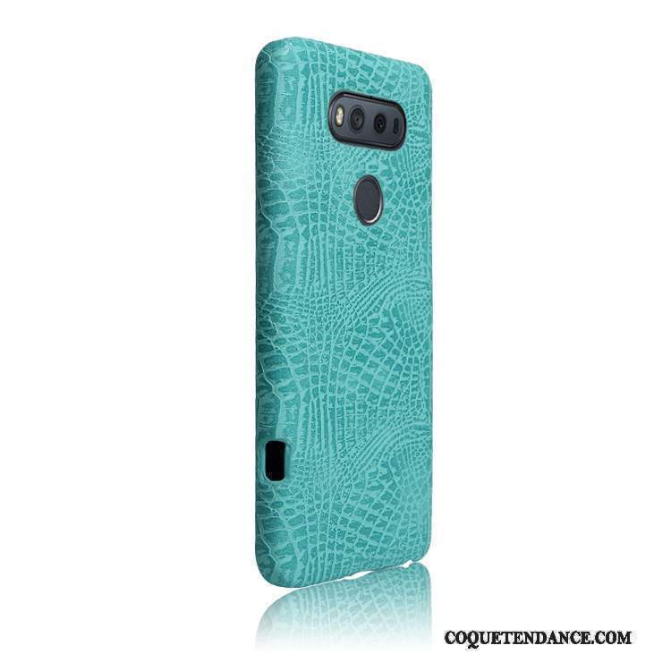 Lg V20 Coque Vintage Blanc Coque De Téléphone Étui