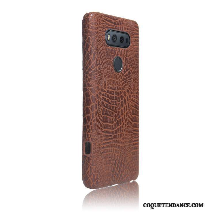 Lg V20 Coque Vintage Blanc Coque De Téléphone Étui