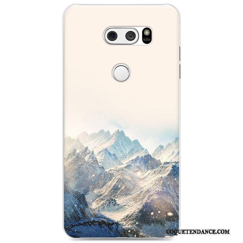 Lg V30 Coque Dessin Animé Protection Vert Simple De Téléphone