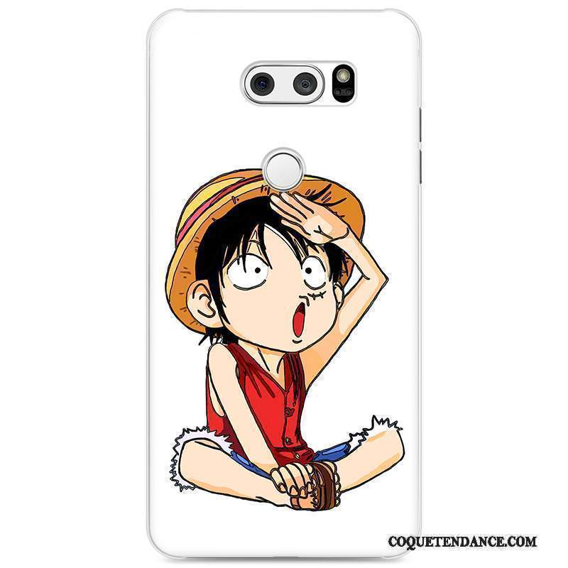 Lg V30 Coque Dessin Animé Protection Vert Simple De Téléphone