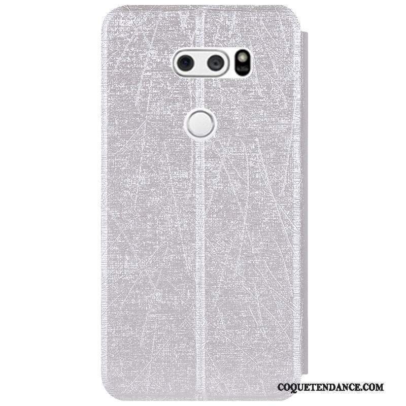 Lg V30 Coque Tout Compris De Téléphone Étui En Cuir Protection Support