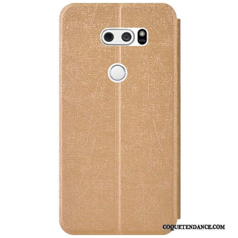 Lg V30 Coque Tout Compris De Téléphone Étui En Cuir Protection Support