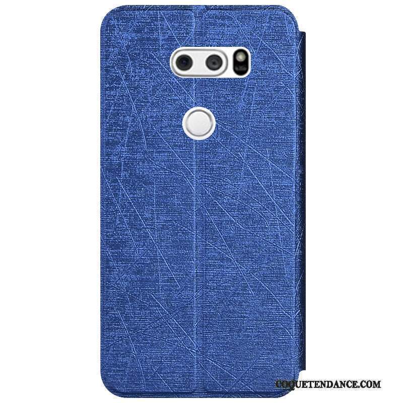 Lg V30 Coque Tout Compris De Téléphone Étui En Cuir Protection Support