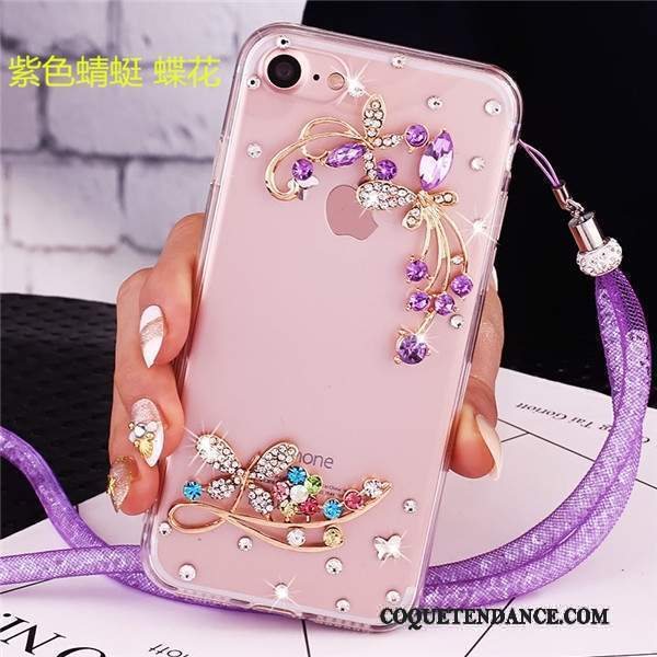 Lg V30s Tinq Coque Ornements Suspendus Étui Strass Incassable Protection