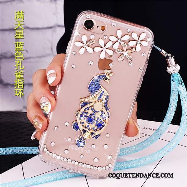 Lg V30s Tinq Coque Ornements Suspendus Étui Strass Incassable Protection