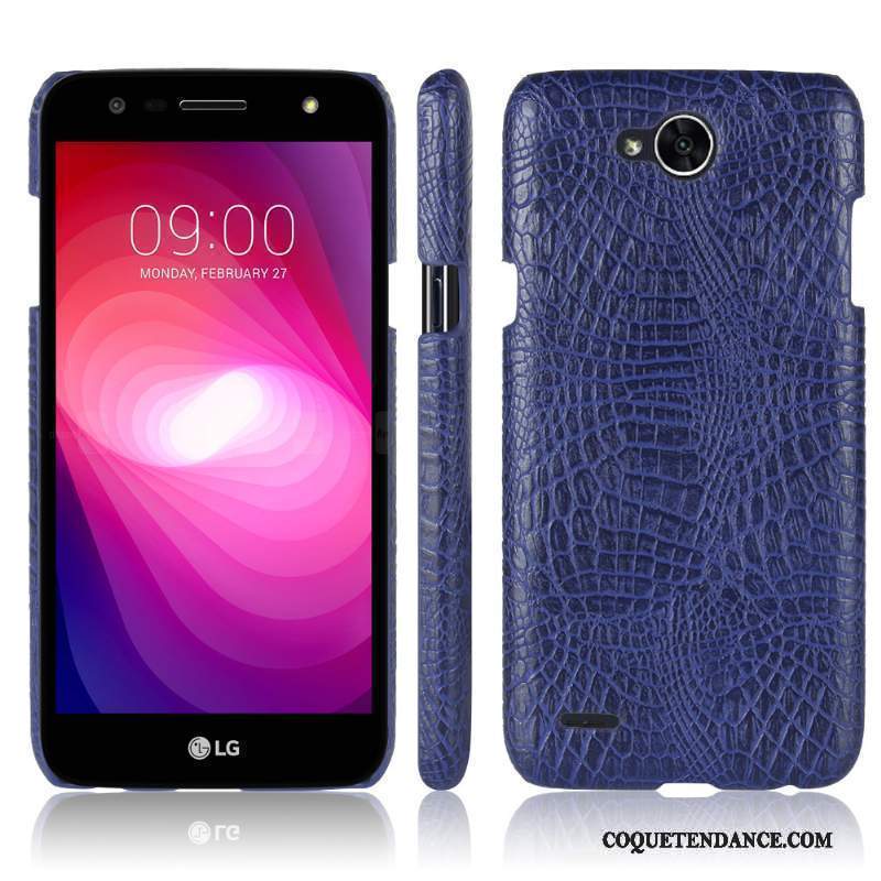 Lg X Power 2 Coque Bleu Clair De Téléphone Nouveau Protection Cuir