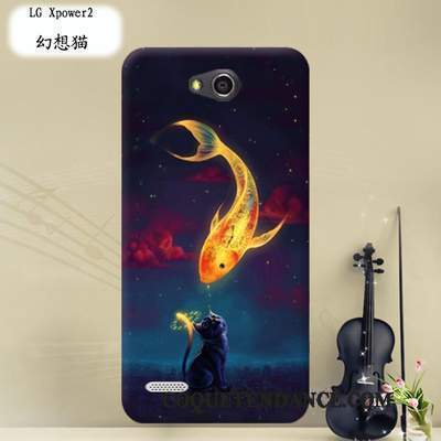 Lg X Power 2 Coque Transparent Étui De Téléphone Dessin Animé Protection