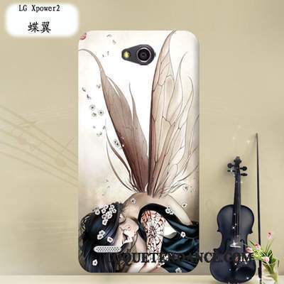 Lg X Power 2 Coque Transparent Étui De Téléphone Dessin Animé Protection