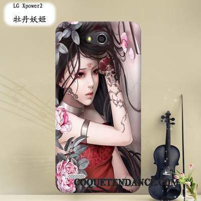 Lg X Power 2 Coque Transparent Étui De Téléphone Dessin Animé Protection