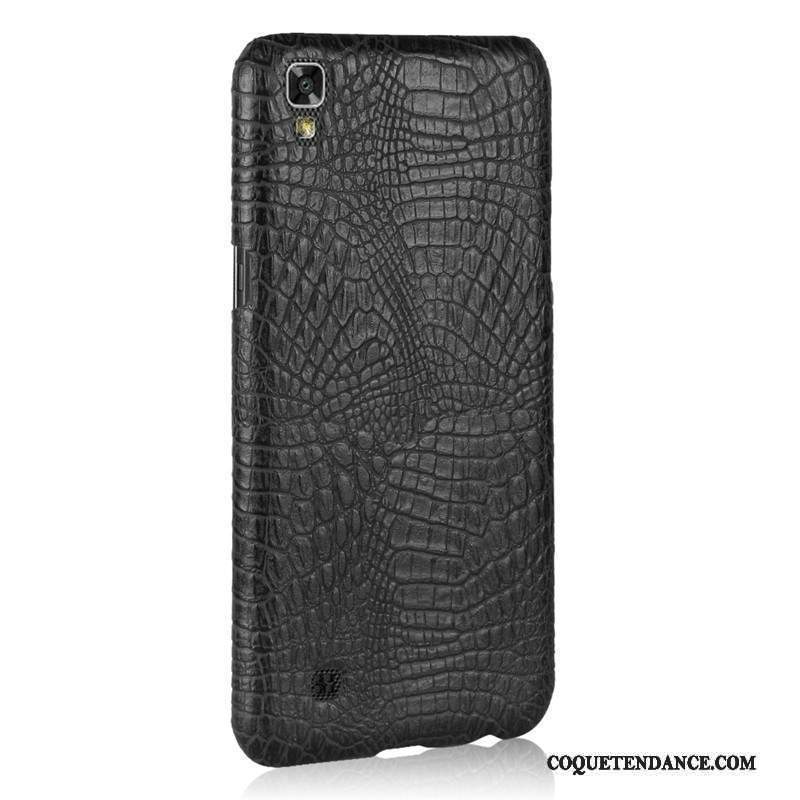 Lg X Power Coque Crocodile Modèle Noir De Téléphone Incassable Difficile