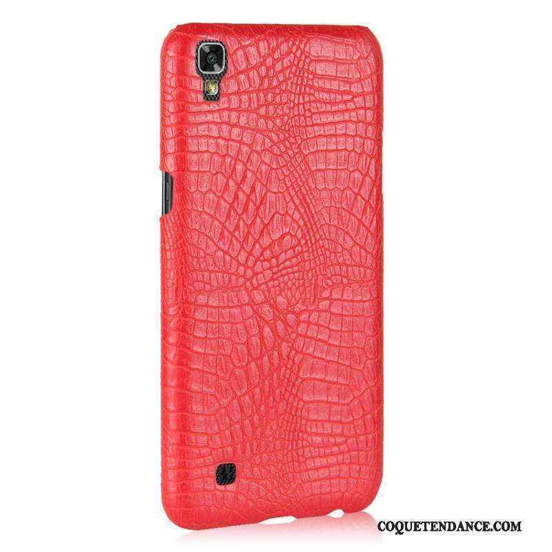 Lg X Power Coque Crocodile Modèle Noir De Téléphone Incassable Difficile