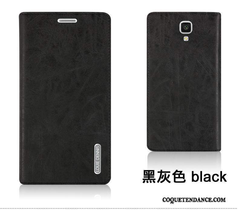 Mi 4 Coque Durable Protection Tendance Étui En Cuir