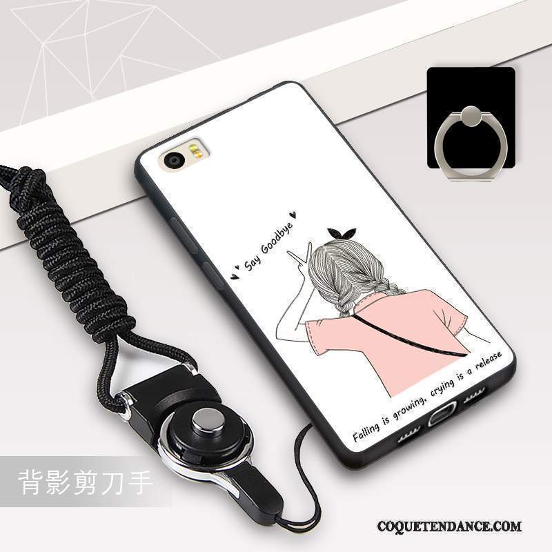 Mi 5 Coque Protection Étui Dessin Animé Incassable Blanc