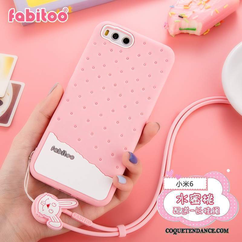 Mi 6 Coque Silicone Protection Tout Compris Rose