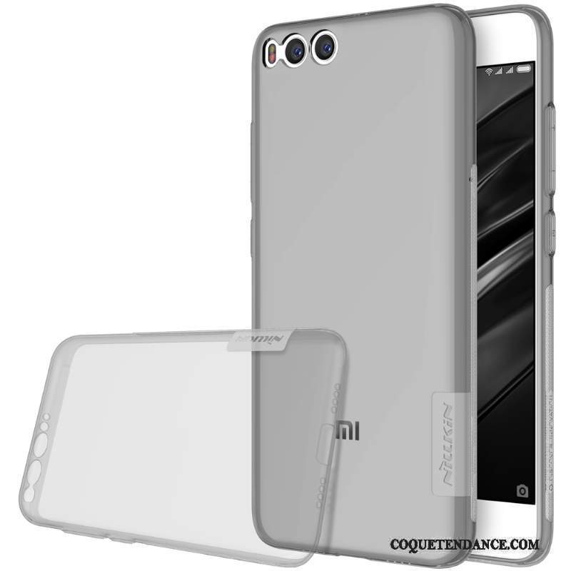 Mi 6 Coque Tout Compris Transparent Petit Gris