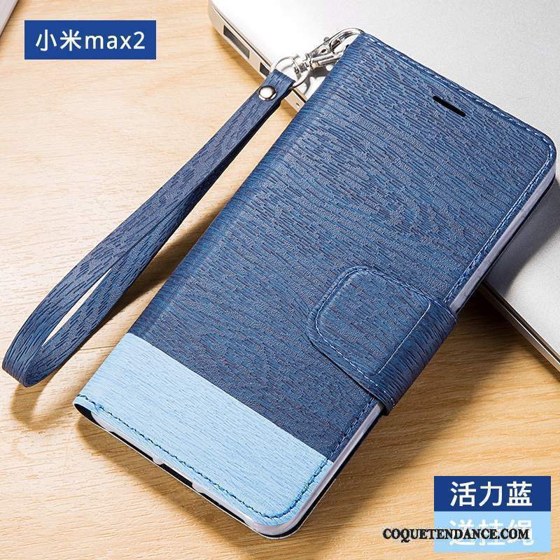 Mi Max 2 Coque Bleu Marin Protection Clamshell De Téléphone Silicone