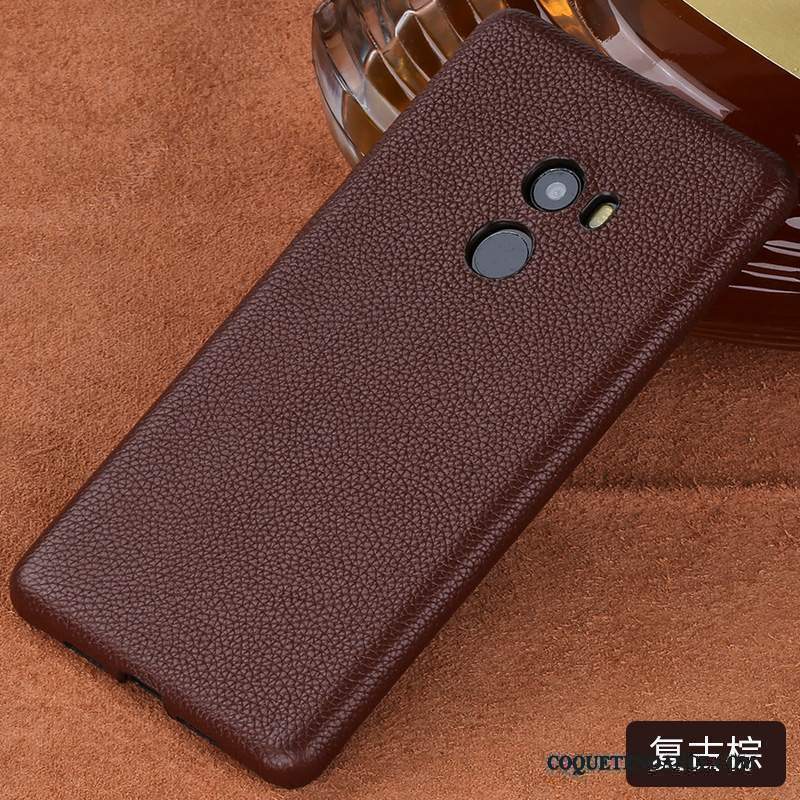 Mi Max 2 Coque Business Petit Étui En Cuir Luxe Tout Compris