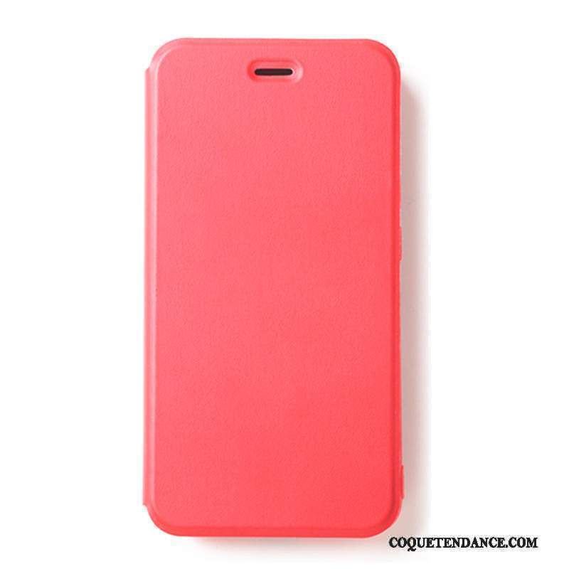 Mi Max 2 Coque Clamshell Petit Incassable Étui En Cuir Rouge