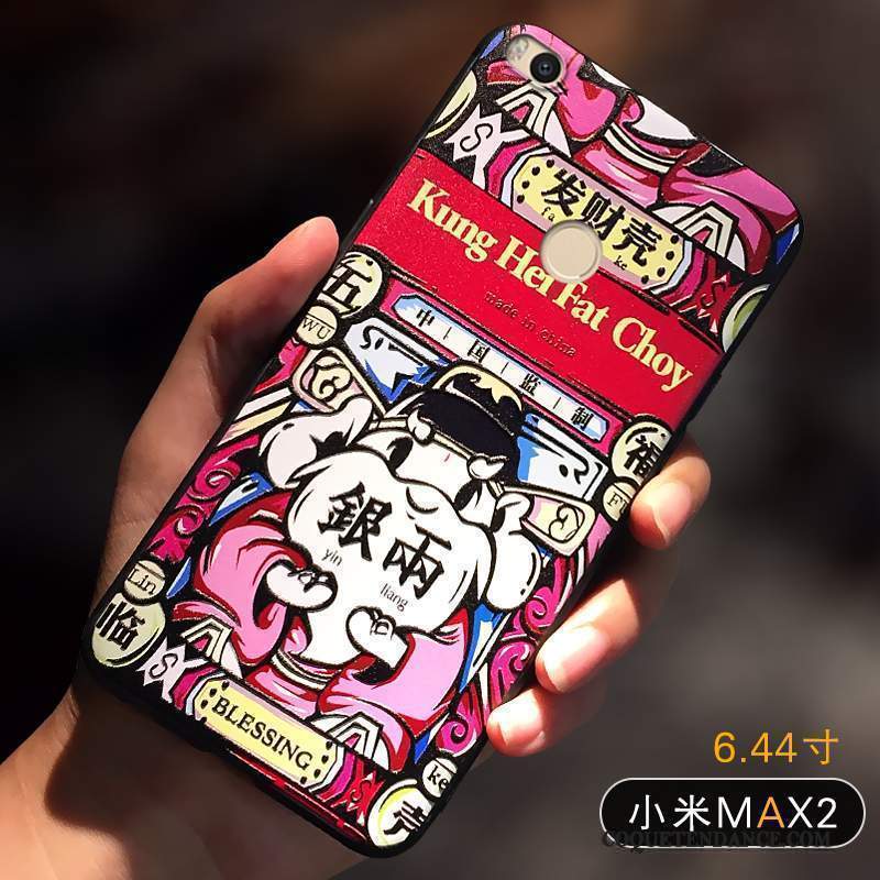 Mi Max 2 Coque De Téléphone Multicolore Marque De Tendance Chat Richesse